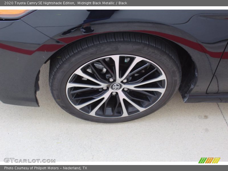 Midnight Black Metallic / Black 2020 Toyota Camry SE Nightshade Edition