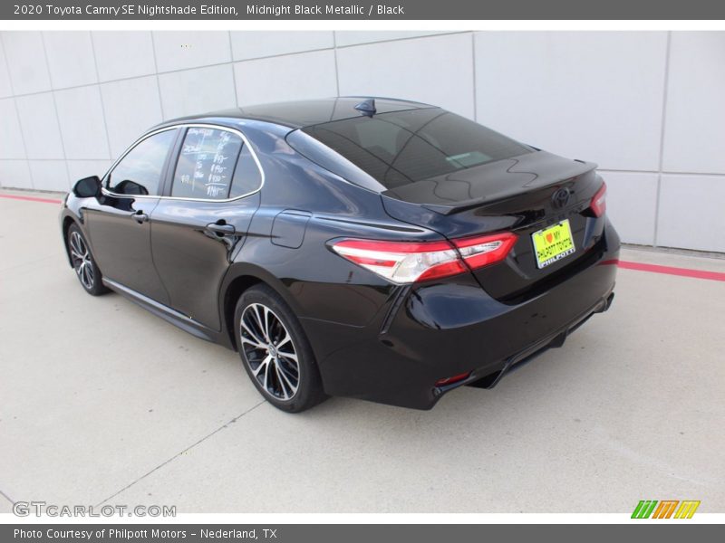 Midnight Black Metallic / Black 2020 Toyota Camry SE Nightshade Edition