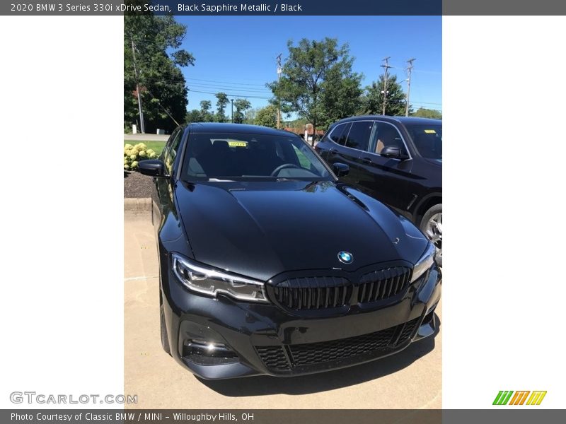 Black Sapphire Metallic / Black 2020 BMW 3 Series 330i xDrive Sedan