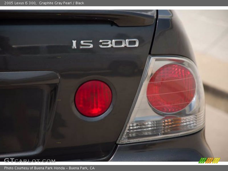 Graphite Gray Pearl / Black 2005 Lexus IS 300