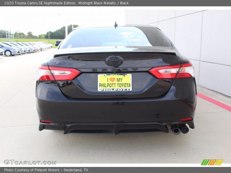 Midnight Black Metallic / Black 2020 Toyota Camry SE Nightshade Edition