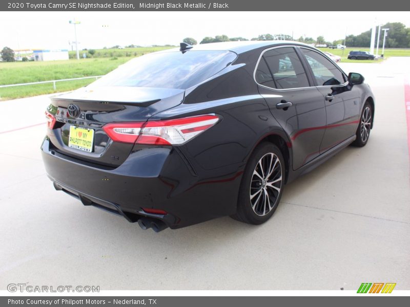 Midnight Black Metallic / Black 2020 Toyota Camry SE Nightshade Edition