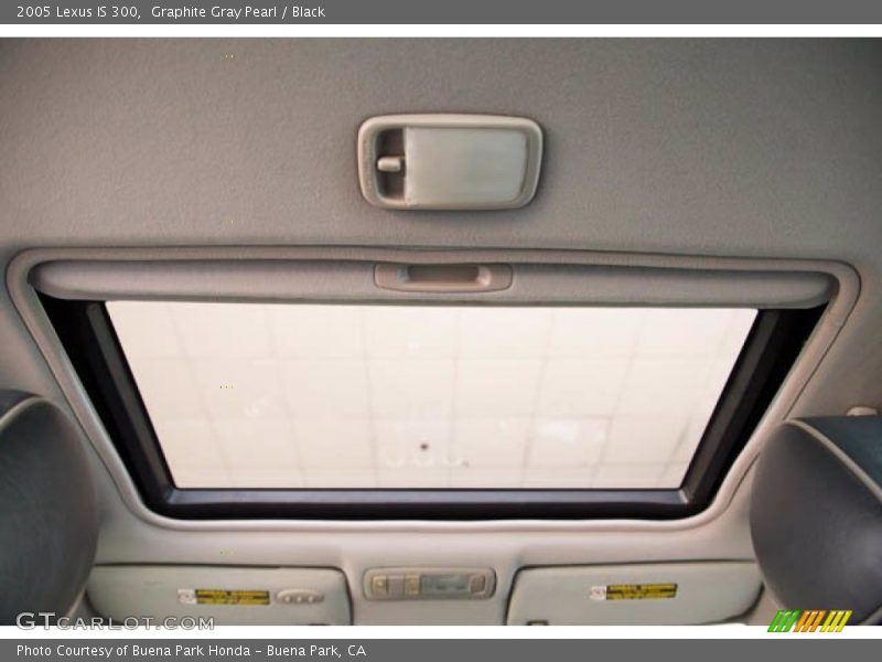 Graphite Gray Pearl / Black 2005 Lexus IS 300