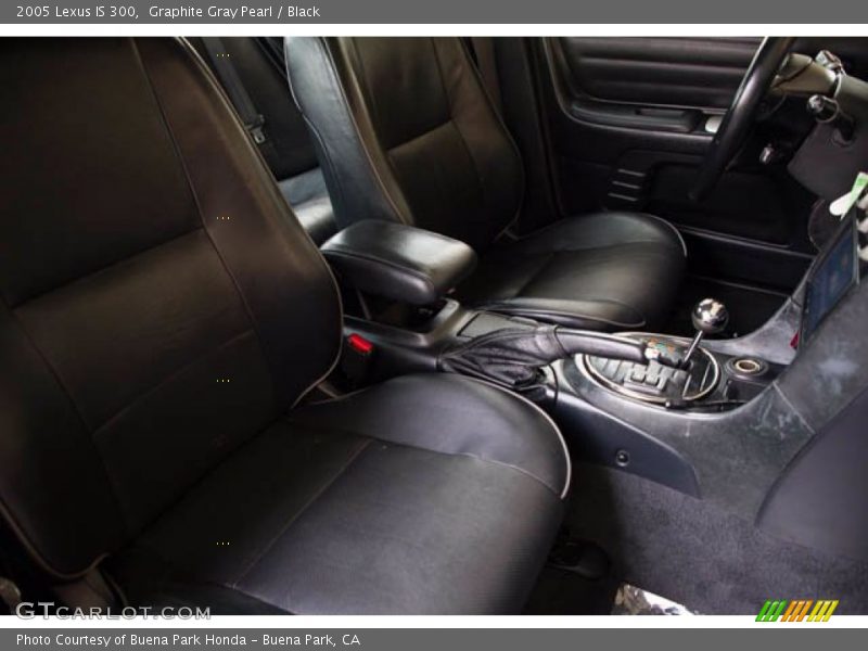 Graphite Gray Pearl / Black 2005 Lexus IS 300