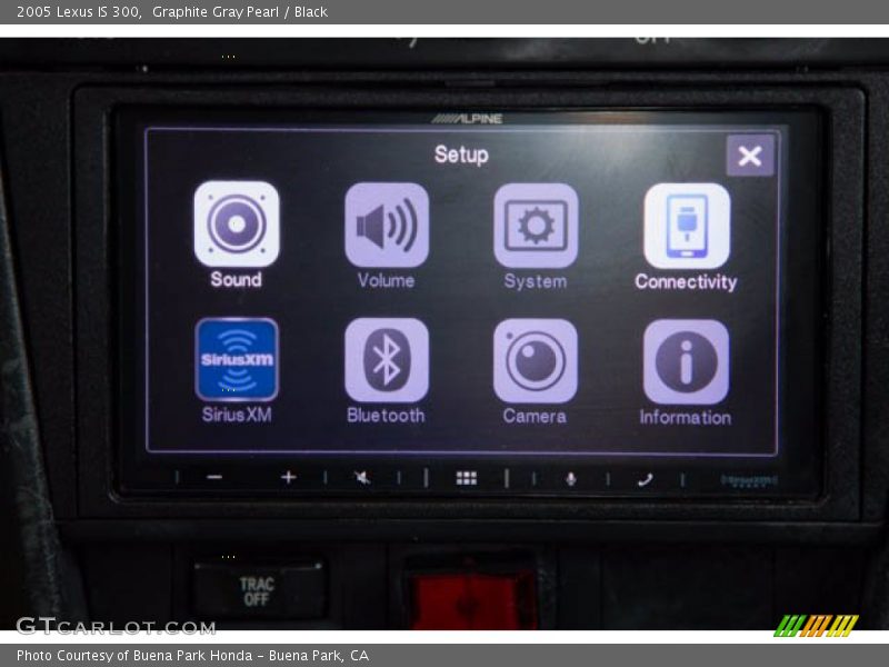 Graphite Gray Pearl / Black 2005 Lexus IS 300