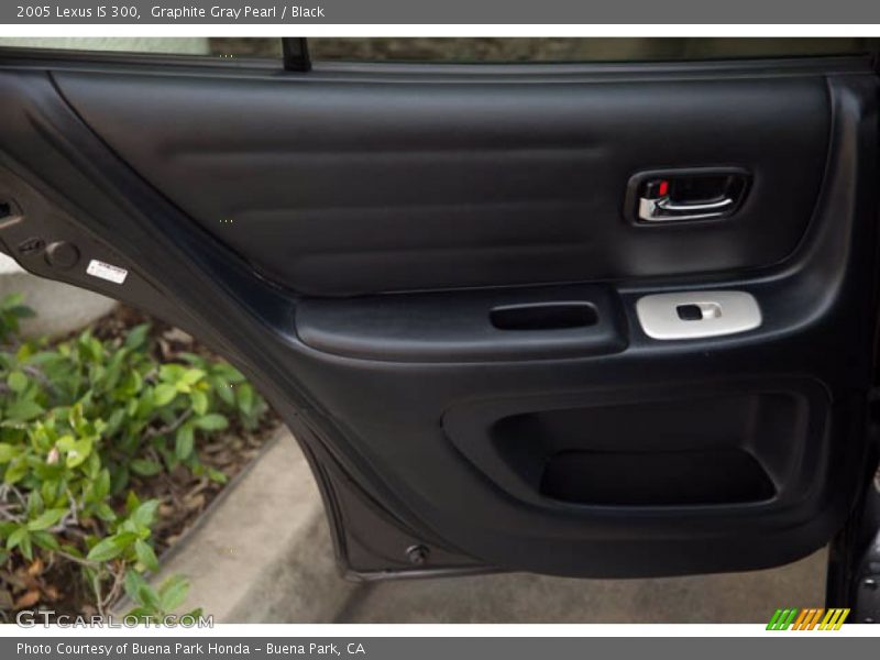 Graphite Gray Pearl / Black 2005 Lexus IS 300