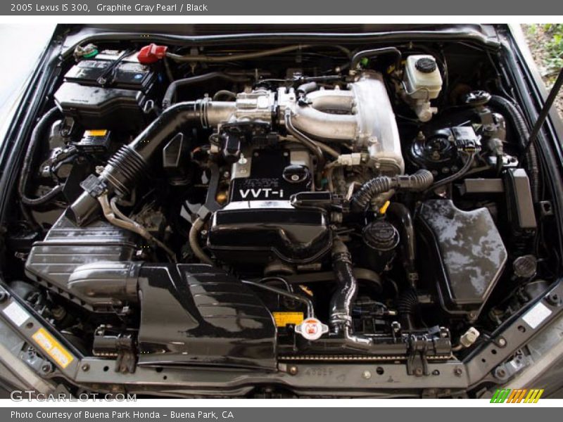 Graphite Gray Pearl / Black 2005 Lexus IS 300