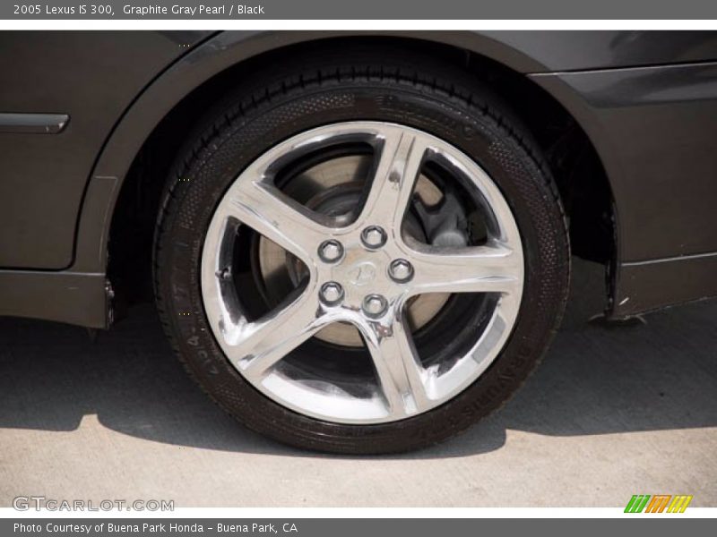 Graphite Gray Pearl / Black 2005 Lexus IS 300