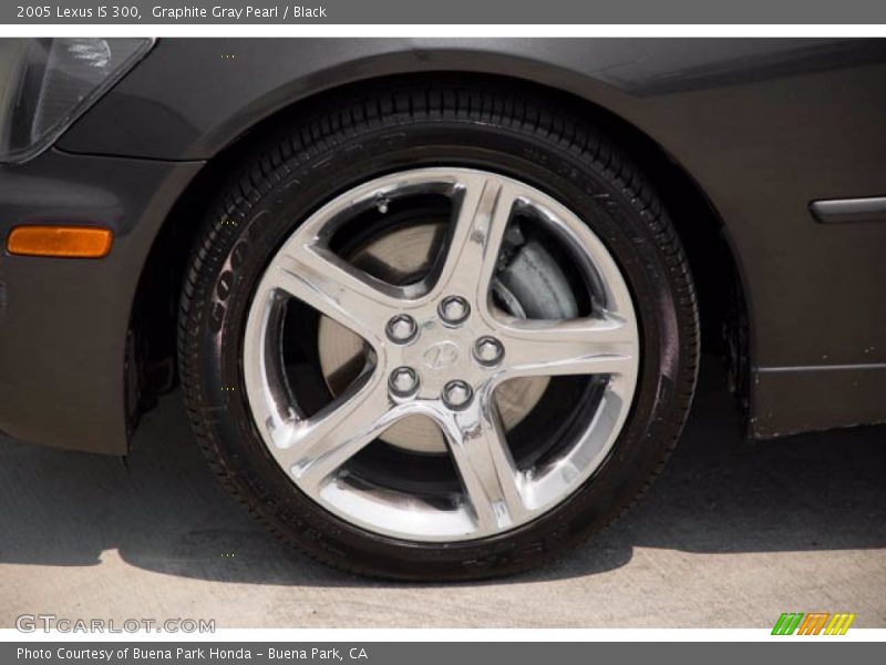 Graphite Gray Pearl / Black 2005 Lexus IS 300