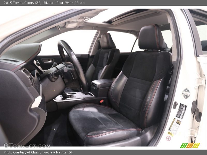 Front Seat of 2015 Camry XSE