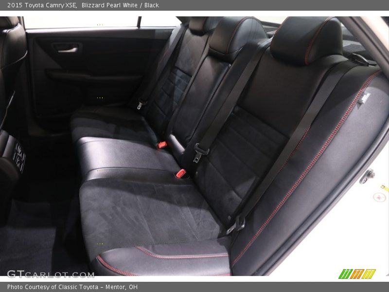 Rear Seat of 2015 Camry XSE