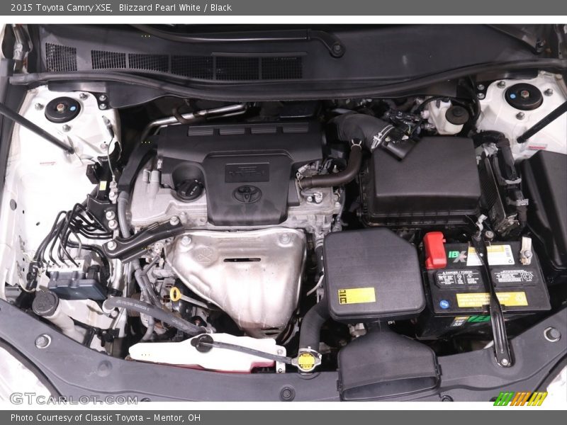 Blizzard Pearl White / Black 2015 Toyota Camry XSE