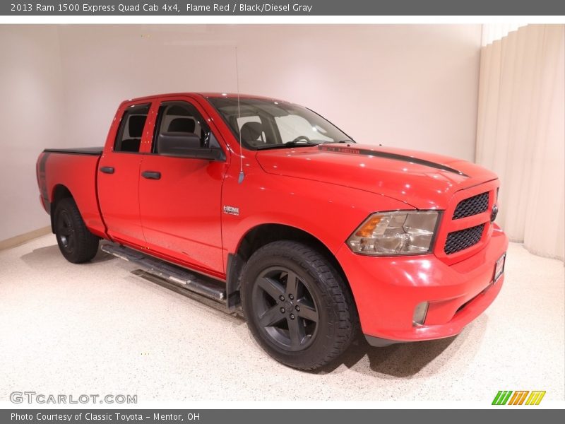 Flame Red / Black/Diesel Gray 2013 Ram 1500 Express Quad Cab 4x4