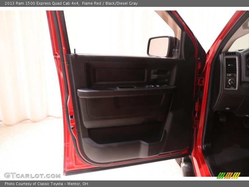 Flame Red / Black/Diesel Gray 2013 Ram 1500 Express Quad Cab 4x4