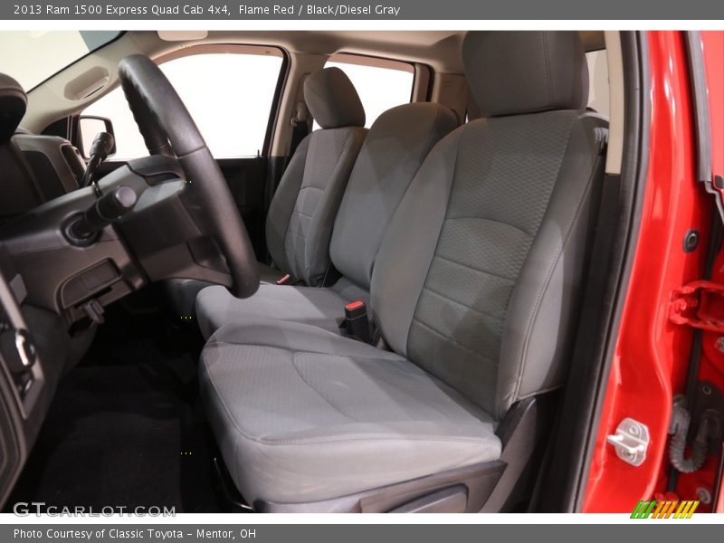 Flame Red / Black/Diesel Gray 2013 Ram 1500 Express Quad Cab 4x4