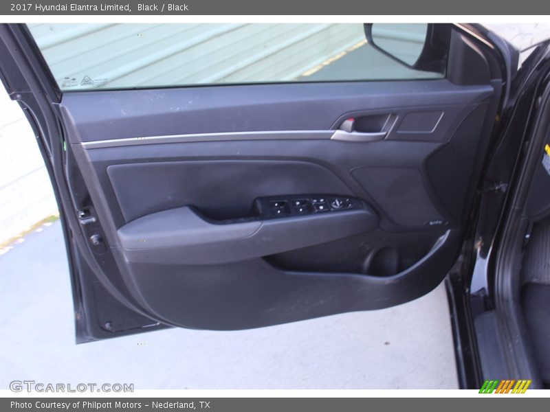 Black / Black 2017 Hyundai Elantra Limited