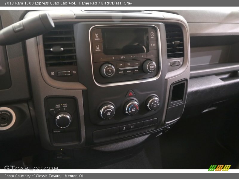 Flame Red / Black/Diesel Gray 2013 Ram 1500 Express Quad Cab 4x4