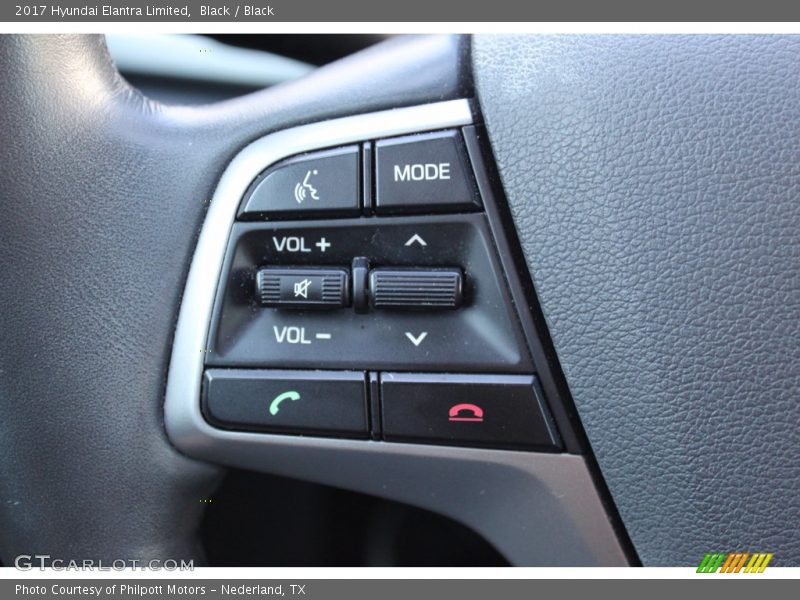 Black / Black 2017 Hyundai Elantra Limited