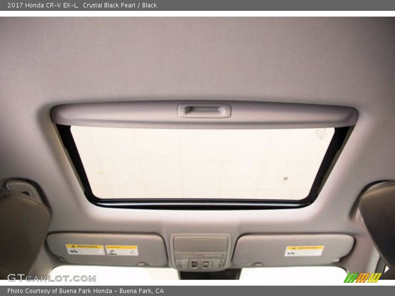 Crystal Black Pearl / Black 2017 Honda CR-V EX-L