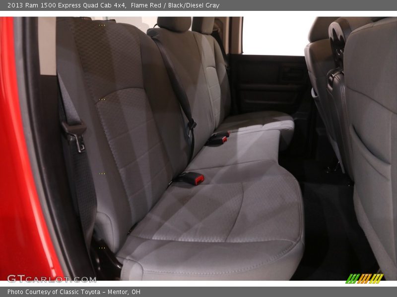 Flame Red / Black/Diesel Gray 2013 Ram 1500 Express Quad Cab 4x4