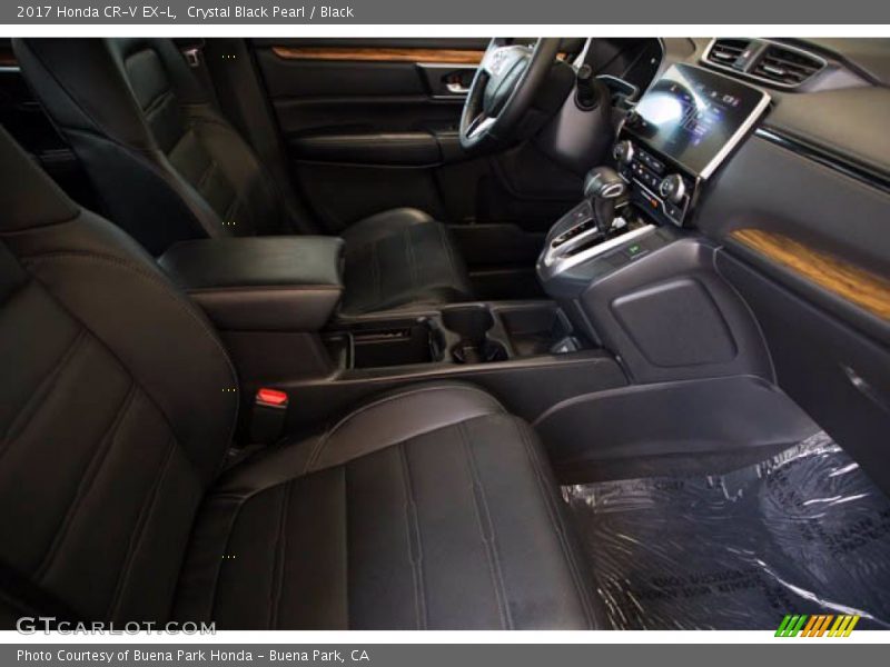 Crystal Black Pearl / Black 2017 Honda CR-V EX-L