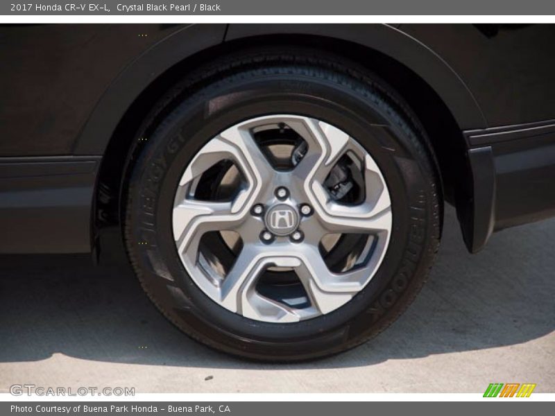 Crystal Black Pearl / Black 2017 Honda CR-V EX-L