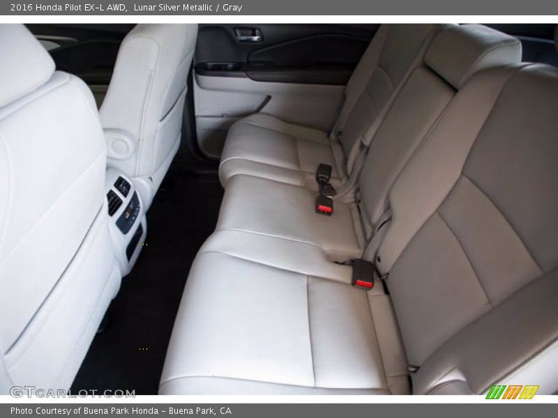 Lunar Silver Metallic / Gray 2016 Honda Pilot EX-L AWD