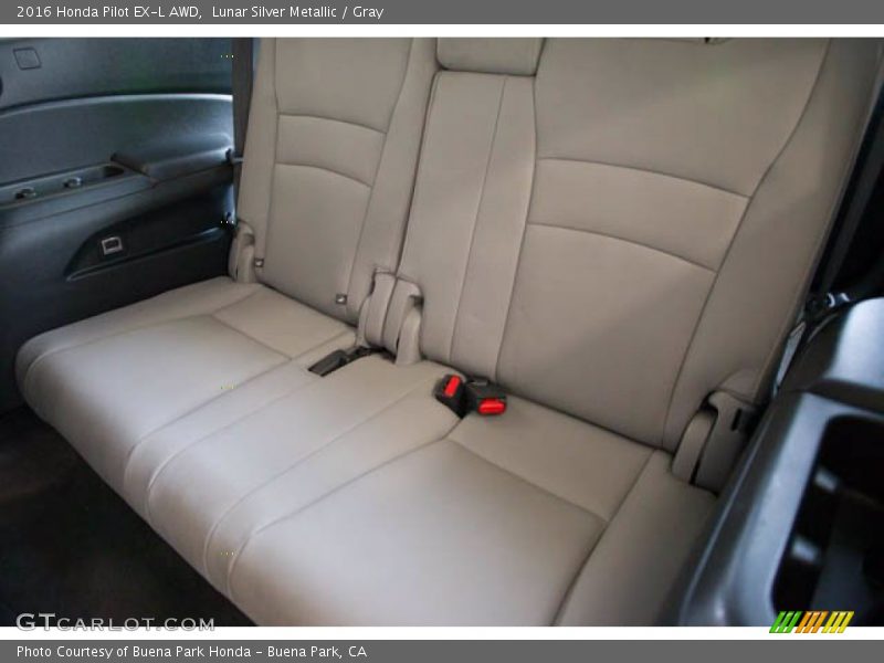Lunar Silver Metallic / Gray 2016 Honda Pilot EX-L AWD