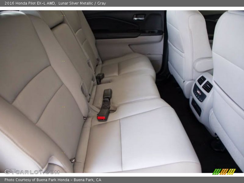 Lunar Silver Metallic / Gray 2016 Honda Pilot EX-L AWD