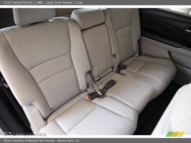 Lunar Silver Metallic / Gray 2016 Honda Pilot EX-L AWD