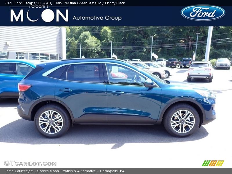 Dark Persian Green Metallic / Ebony Black 2020 Ford Escape SEL 4WD