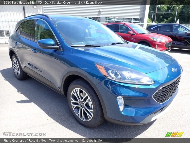 Dark Persian Green Metallic / Ebony Black 2020 Ford Escape SEL 4WD