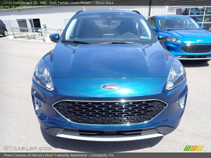 Dark Persian Green Metallic / Ebony Black 2020 Ford Escape SEL 4WD