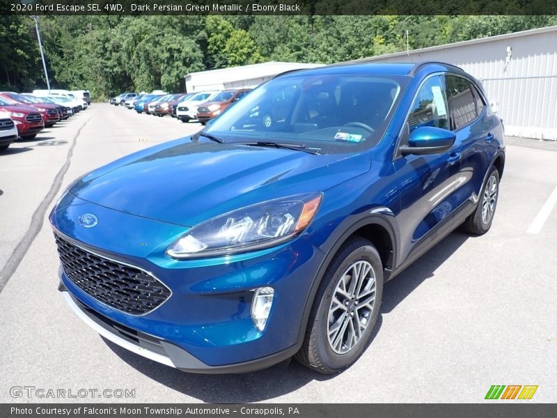 Dark Persian Green Metallic / Ebony Black 2020 Ford Escape SEL 4WD
