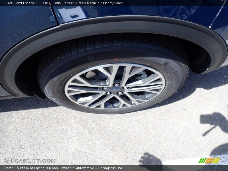 Dark Persian Green Metallic / Ebony Black 2020 Ford Escape SEL 4WD