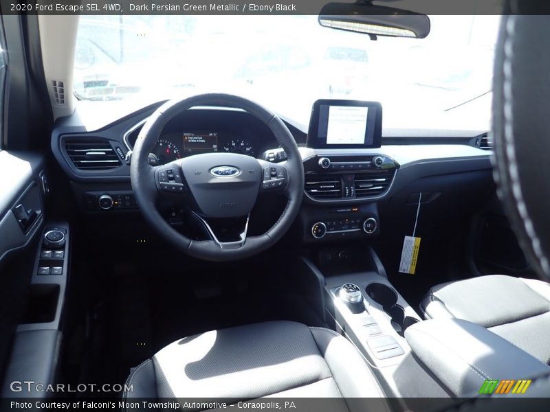 Dark Persian Green Metallic / Ebony Black 2020 Ford Escape SEL 4WD