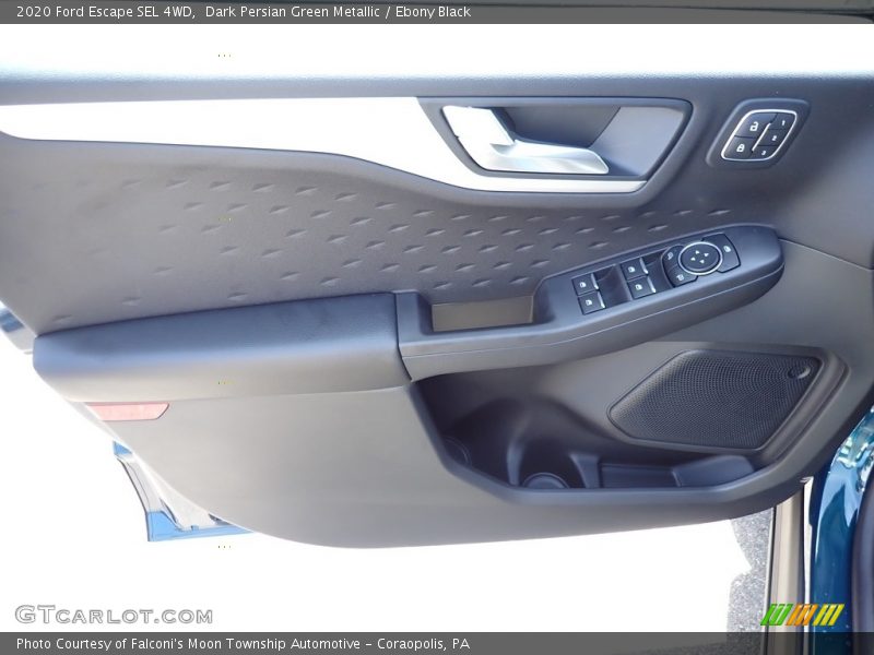 Dark Persian Green Metallic / Ebony Black 2020 Ford Escape SEL 4WD