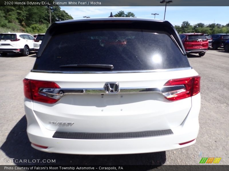 Platinum White Pearl / Mocha 2020 Honda Odyssey EX-L