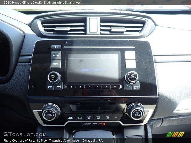 Platinum White Pearl / Ivory 2020 Honda CR-V LX AWD
