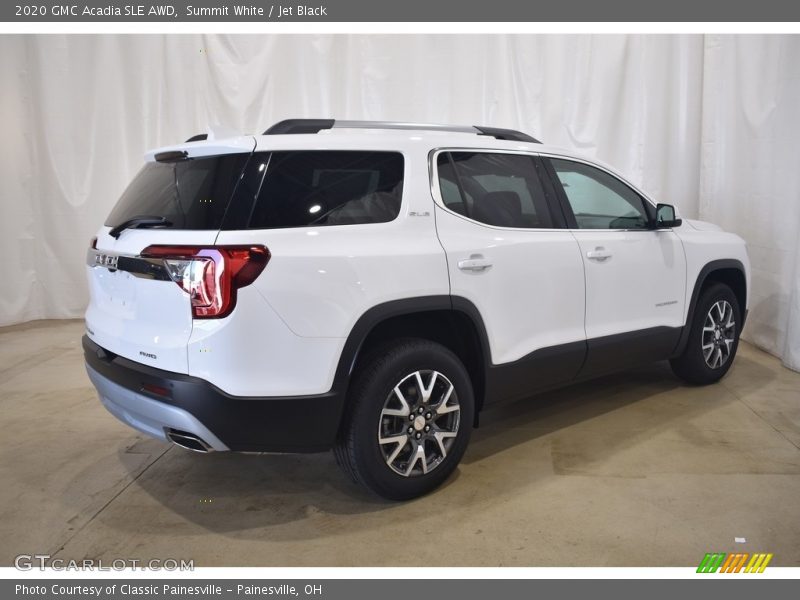 Summit White / Jet Black 2020 GMC Acadia SLE AWD