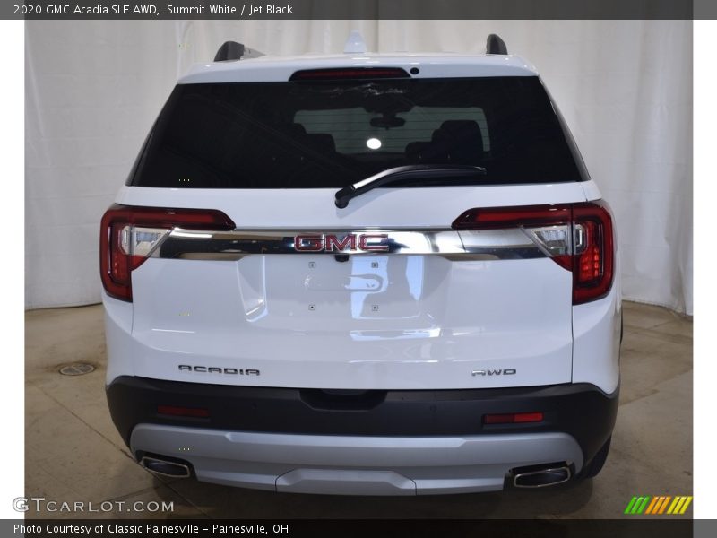 Summit White / Jet Black 2020 GMC Acadia SLE AWD