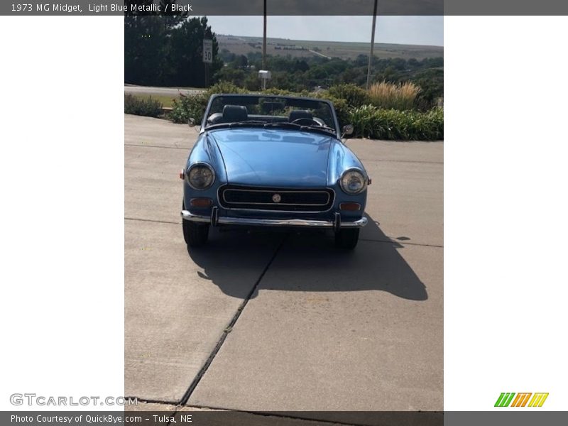 Light Blue Metallic / Black 1973 MG Midget