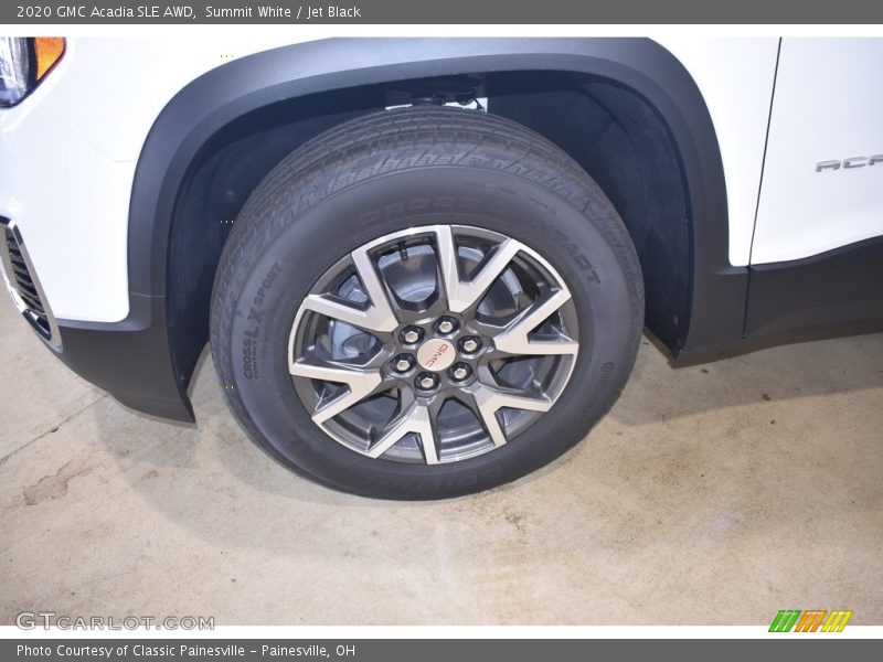 Summit White / Jet Black 2020 GMC Acadia SLE AWD