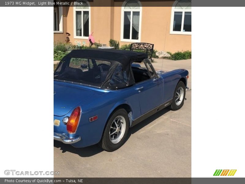 Light Blue Metallic / Black 1973 MG Midget