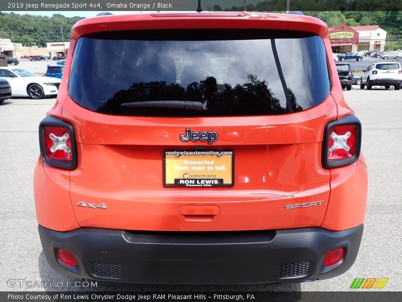 Omaha Orange / Black 2019 Jeep Renegade Sport 4x4