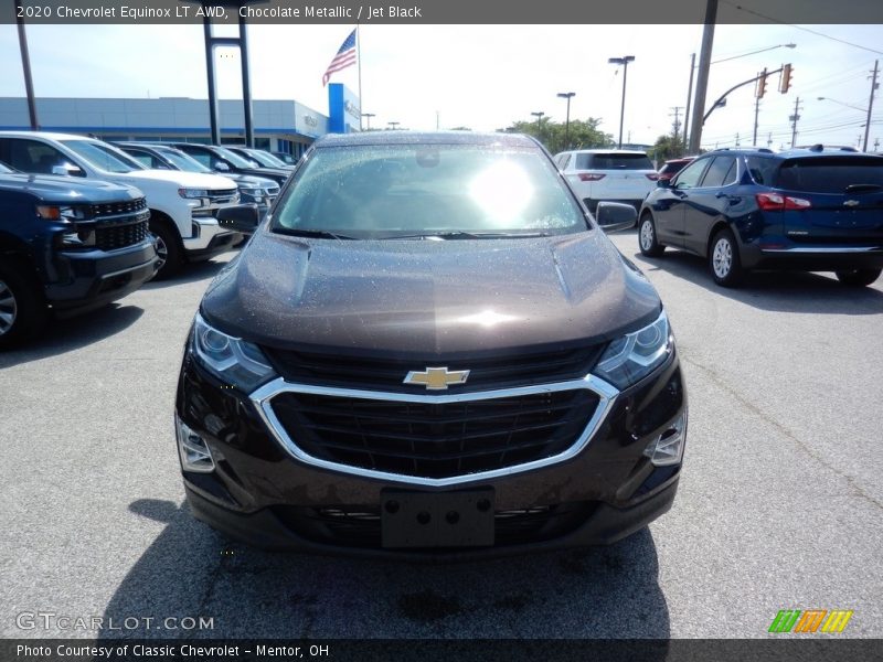 Chocolate Metallic / Jet Black 2020 Chevrolet Equinox LT AWD