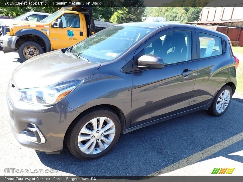 Titanium Metallic / Jet Black 2016 Chevrolet Spark LT