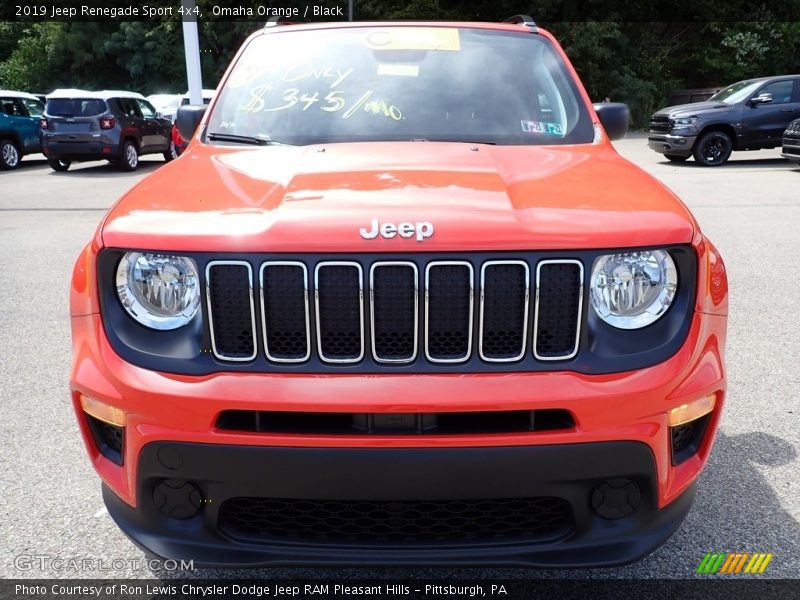 Omaha Orange / Black 2019 Jeep Renegade Sport 4x4