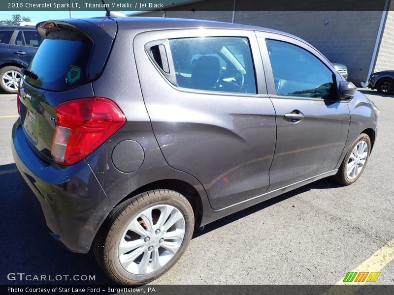 Titanium Metallic / Jet Black 2016 Chevrolet Spark LT