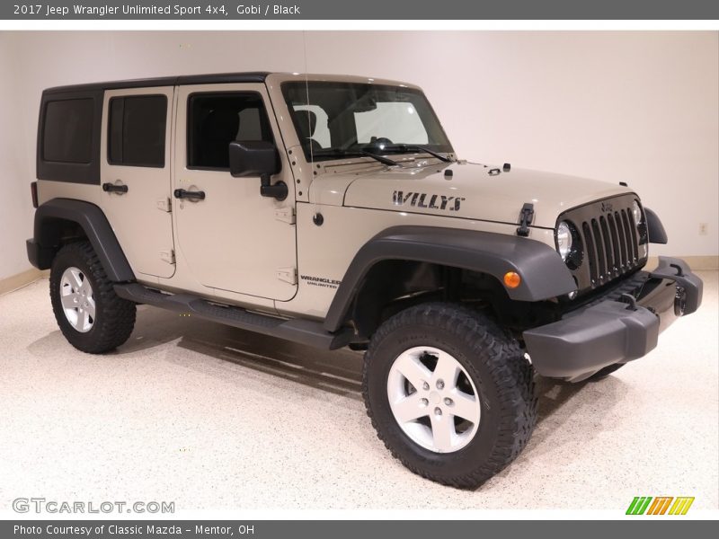Gobi / Black 2017 Jeep Wrangler Unlimited Sport 4x4